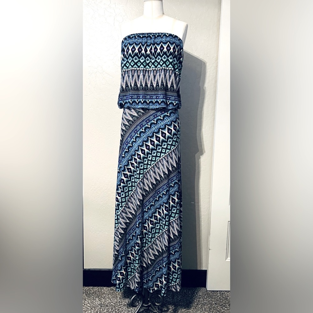 Arden B strapless maxi dress